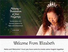 Tablet Screenshot of elizabethlocey.com